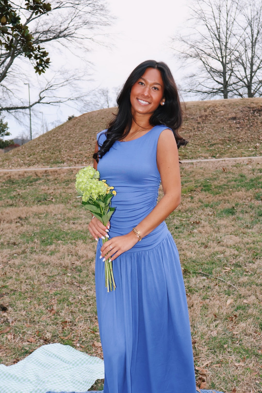 Violet Blue Maxi Dress