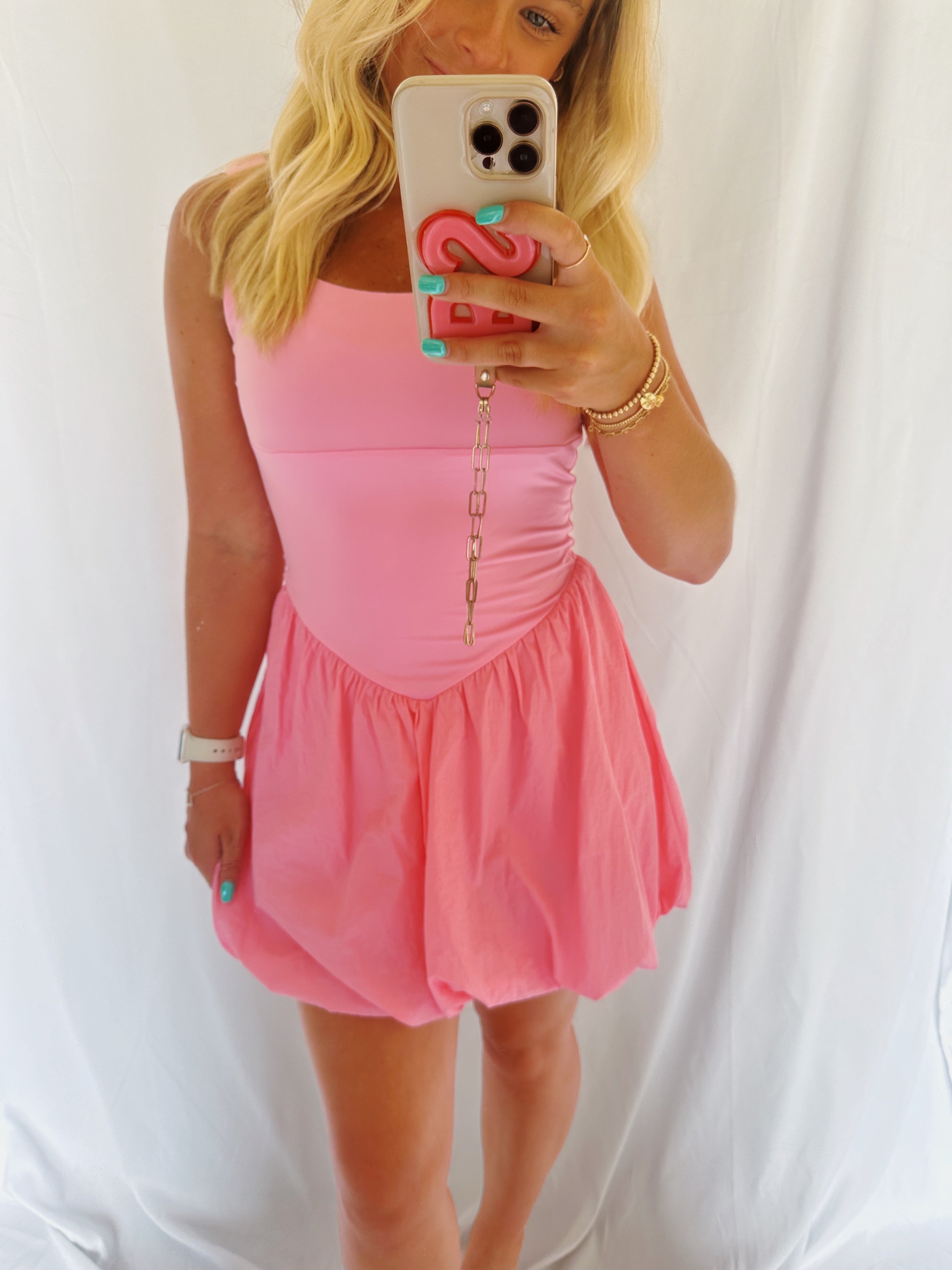 Pink Bubble Workout Dress Pink Bubble Workout Dress